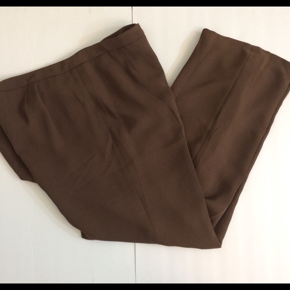 Kate Hill Brown Classic Trousers Size 18 NWT - Picture 5 of 5